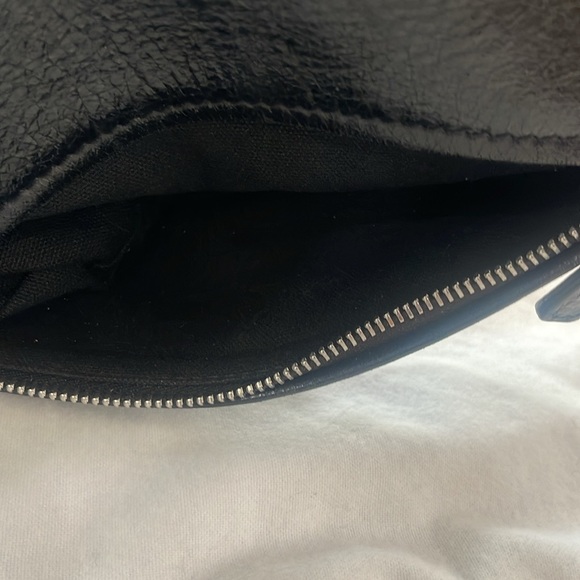 Givenchy Pandora black mini crossbody bag logo adjustable strap webbing w Flaws - Picture 13 of 17